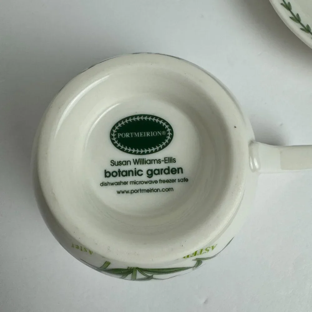 PORTMEIRION Botanic Garden Teacup & Sauser Collection 